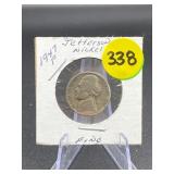 1947-P Jefferson Nickel Fine