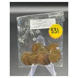 10 - Lincoln Wheat Pennies Well Mixed