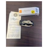 Junglee Scrimshaw Z Folding Knife - Hawaii