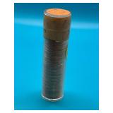 Tube of 1958D Lincoln Wheat Cents - Marked as