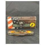 Bear & Son Cutlery 3-Blade Folding Knife NIB