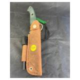 Benchmade Fixed Blade Knife w/Leather Holster