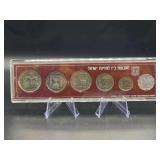 Israels 25th Anniversary Official Mint set 1974