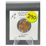 1974-S Lincoln Cent Unc