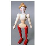 Antique Schoenhut bisque head/jointed wooden