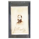 Antique Civil War soldier carte de visite photo