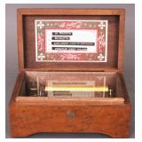 Antique Thoren wooden case music box