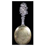 Antique Tiffany & Co. sterling figural spoon