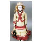 Antique Bisque Shoulder Head Doll