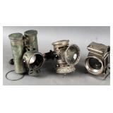 (3) antique bicycle lights ? all candle lights