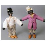 (2) Antique Schoenhut circus ?Black Dudes? circus