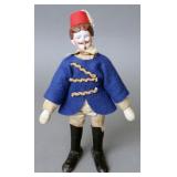 Antique Schoenhut circus lion tamer bisque