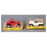 (2) Antique Aurora Thunder Jet 500 toy slot cars