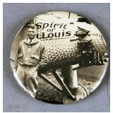 Antique ?Spirit of St. Louis? pocket mirror