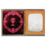 Large antique Daguerreotype family portrait in