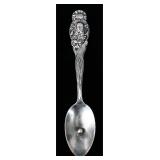 Antique sterling silver presentation teaspoon