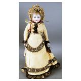 Antique French Bisque Shoulder Head Doll