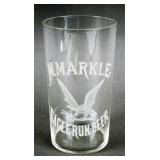 Antique Shamokin PA beer advertising glass