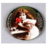 Antique Shamokin PA advertising pocket mirror