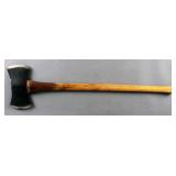 Antique Sager double bit wood axe stamped ?Sager