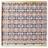 Antique bed coverlet signed ?H R Williams & Co