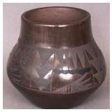 Antique Native American pottery vase in Maria