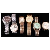 Lot of (6) men?s wrist watches