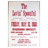 Antique Susquehanna University broadside poster,