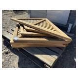 Cedar Gable Vents-- 11 Pieces