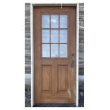 Exterior Door w/9 small windows and Jamb