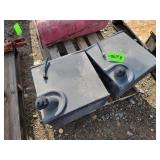 2 - Small Black Fuel Tanks