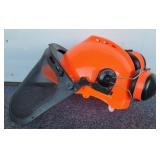 Safety Hat w/ Face Shield and Ear Protection