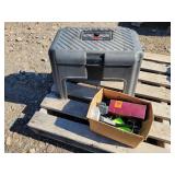 Rubbermaid Tool Box w/ Small Misc Box