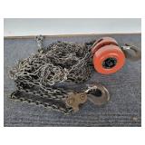 2 - Chain Hoists in White Trash Bin