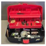 Red Toolbox w/ Misc Gun Cleaning Items