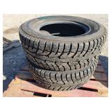 Two- Hankook 275/65R18 Studded Tires