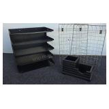 Steel File Organizer / Wire Baskets/Desk Organizer