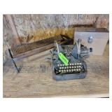 Oliver Typewriter, Vintage File Holder, Metal Box