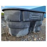 Black Rubbermaid Cattle Trough