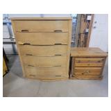 Five Drawer Dresser/ Night Stand