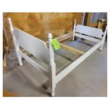 Vintage Wooden Twin Bed Frame