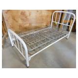 Vintage Metal Twin Bed frame & Box spring