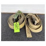 2- Heavy Duty Ratchet Straps