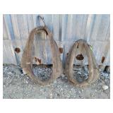 2-- Antique Horse Collars