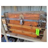 Vintage WOod Tool Chest w/ Tools