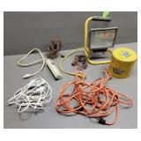 Yellow Work Light/ Variety of Cords