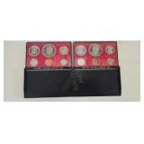 2-- 1973 Proof Sets in Boxes