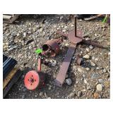 Barbed Wire Feeder for Tractor w/ Metal Wheels