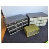 3- Nut & Bolt Organizers with Contents