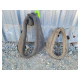 2- Antique Horse Collars